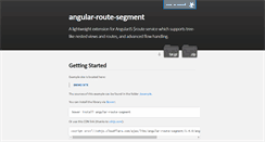Desktop Screenshot of angular-route-segment.com
